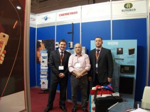 At Chemetron booth, exhibition MIPS- 2012 