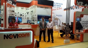 At NOVIcam booth, exhibition MIPS- 2012 